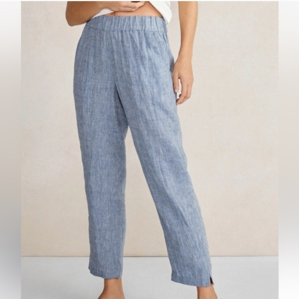 Haven Well Within Blue Linen Pants